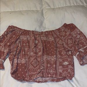 Off the shoulder top